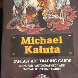 Michael kaluta 1994 fantasy art unopened 36 sealed pack box with possible autogr